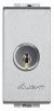 Bticino NT4012C key switch various locking TECH, (aluminium)