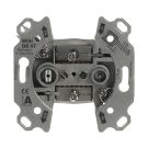 Busch-Jaeger 0231-101 antenna socket insert radio/TV, 2 connections/through socket