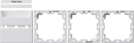 Gira 810603 cover hotel card button system 55 rw