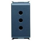 Gewiss GW30201 1M 2P+PE 10A P11 ital. Standard black socket