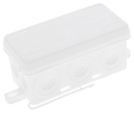 Wiska 10109581 KA 006/5 WH cable junction box + terminal 86x44x41mm white
