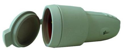 PROTEC.class 05105816 PPKU20 SK 16A grey IP44 cover rubber coupling