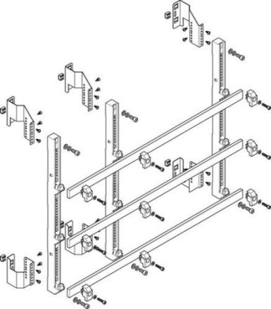 ABN deep 185mm with CU 30x10mm 3-pole 150mm busbar module (MTSC35963)