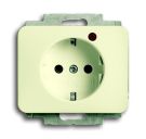 Busch-Jaeger 2310EUGL/VA-22G-11 Busch-Protector® SCHUKO® socket insert, with surge protection ivory/white