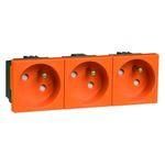 Hochköpper 00405741 B 6273.33 EMS SI WI 3-way orange socket