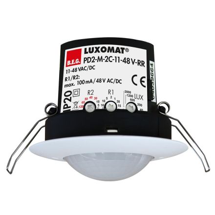 BEG 92306 PD2-Master, 24Volt, Reed Relay, Ceiling Presence Detector