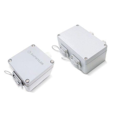 Dätwyler 417530 AP IP67 for 2x Keystone module light grey data connection box