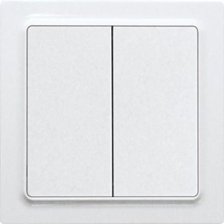 Eltako 30055719 FT55EH-pg E-Design55 polar white glossy wireless button