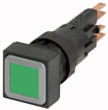 Eaton Q18LTR-GN illuminated pushbutton, green, latching, 087831