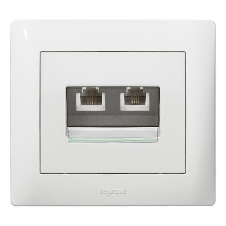 Legrand 777075 RJ45 cover Galea Ultrawhite white, (white)