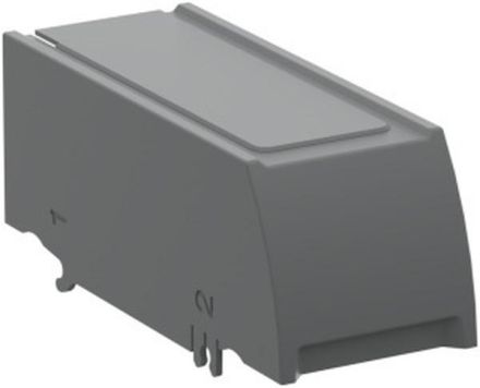 ABB Stotz-Kontakt OXES800G1S/4 , terminal cover snap fastening grey plastic , 1SCA150198R1001