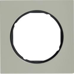 Berker 10112204 frame stainless steel/black Berker R.3