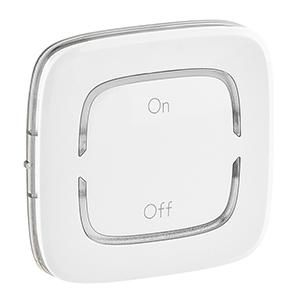 Legrand 755373 rocker Valena Allure MH 2M 'ON-OFF' UW, (cream white (electric white))