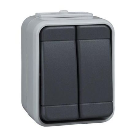 ELSO ELG452519 10A AquaTop light/basalt grey double button