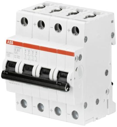 ABB Stotz-Kontakt S202MT-C4UC C4A 2-pole 10kA circuit breaker, 2CDS272065R0044