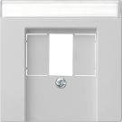 Gira 0876015 BSF TAE USB Sys 55 grey cover