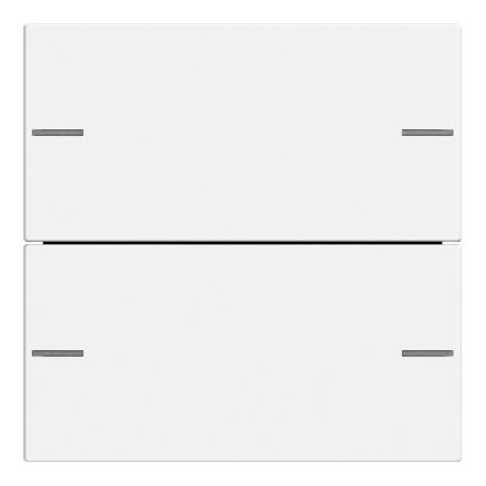 GIRA 575227 rocker set for touch sensor 4 System 55 | 2-way | pure white satin finish