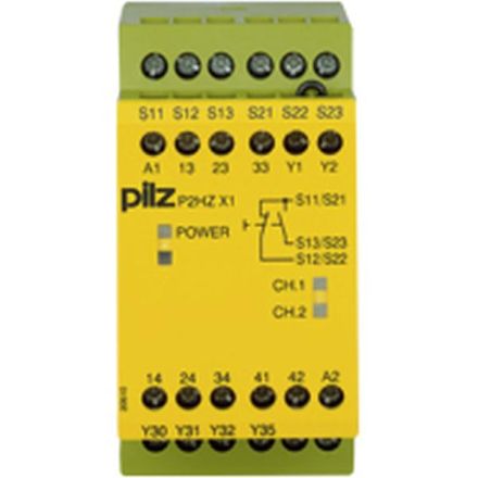 Pilz 774330 P2HZ X1 24VAC 3n/o 1n/c safety relay