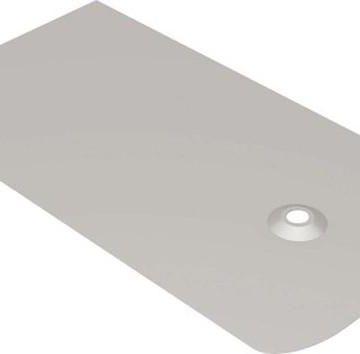 Schletter Solar 109017-001 SlatePlan with seal 370x200x0.5mm sheet metal replacement tile
