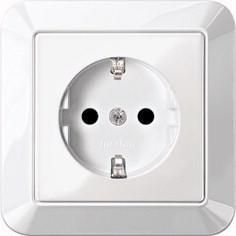 MERTEN MEG2300-1019 SCHUKO socket polar white glossy 1-M