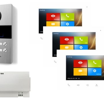 HHG Villa Set 3 video door station 3 participants video intercom set