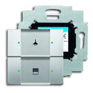 BUSCH-JAEGER 6126/01-866 KNX pushbutton sensor | 2-fold | stainless steel