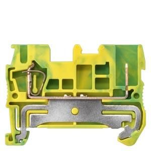 Siemens 8WH5100-3KF07 hybrid protective conductor terminal plug-in and tension spring connection.