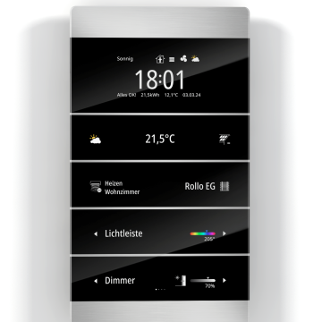 ENERTEX 1177-01-al KNX room controller MeTa² | Premium | brushed aluminum