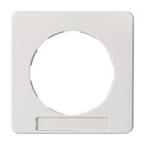 ELSO 223014 Central plate with label field for socket pure white