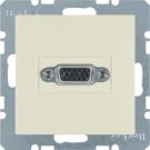 Berker 3315408982 VGA socket white, glossy Berker S.1