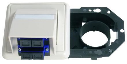 Telegärtner H02051C0058 1-way with 2xSC-Duplex Ker. alpine white fiber optic connection box OAD