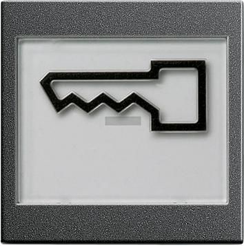 Gira 021828 rocker switch touch-sensitive BSF symbol door system 55 anthracite