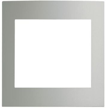 Bticino 331211 cover frame 1 module for 1-way module carrier aluminum