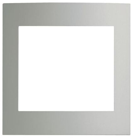 Bticino 331211 cover frame 1 module for 1-way module carrier aluminum