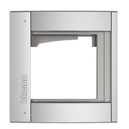 Bticino 350211 cover frame Sfera New + module support 1M ALLMETAL