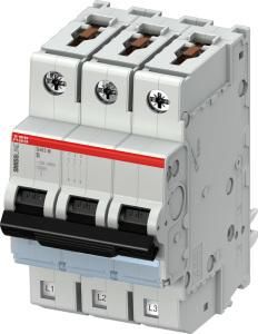 ABB Stotz-Kontakt S403M-B63, miniature circuit breaker B, 63A, 10kA, 3P, pluggable, 2CCS573001R0635