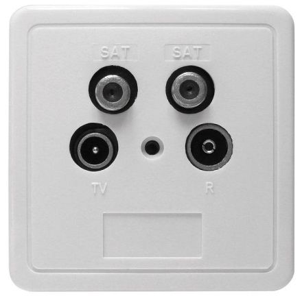 Axing SSD00400 4-port antenna socket CATV,