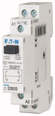 Eaton Z-S240/SS impulse switch, 240AC, 2S, 16A, 50Hz, 1TE, 265269