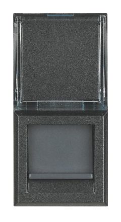 Bticino HS4279C6 RJ45 junction box RJ45 CAT6 UTP, (anthracite)