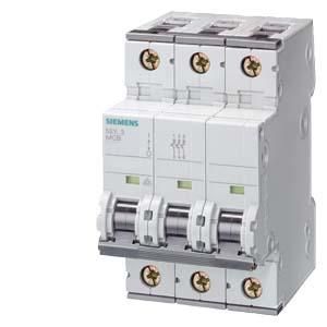 Siemens 5SY4320-6 miniature circuit breaker B20A 3-pole 10kA