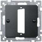 MERTEN 468314 central plate anthracite System M