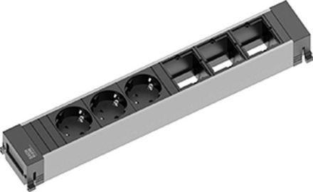 Bachmann 916.007 Power Frame 6-way socket unit