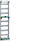 Hager ZAD717 7 rows with N/PE plug-in terminal ZAS retrofit panel