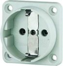 Mennekes 11510 16A 2-pole +E 230V grey wall socket SCHUKO