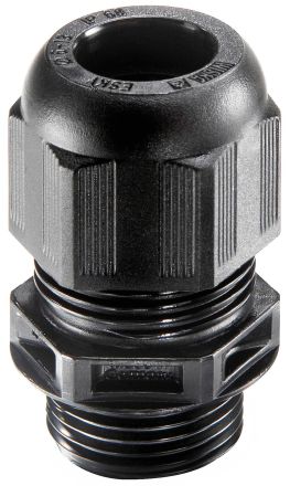 Wiska 10066125 ESKV 40 M40x1,5 IP68 RAL9005 plastic cable gland