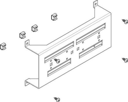 ABN 1FB/2RE for 2xNH00 isolator mounting bracket (FMT12309N)