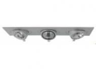 Megaman MT76806 LED recessed ceiling spotlight Malcom 3x square GU10 silver without LM