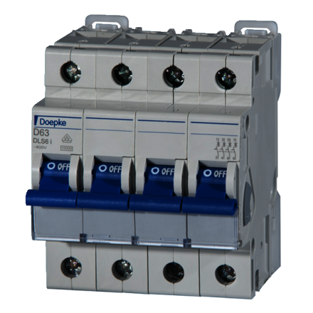 Doepke 09916531 DLS6I D10A 4-pole 10KA circuit breaker
