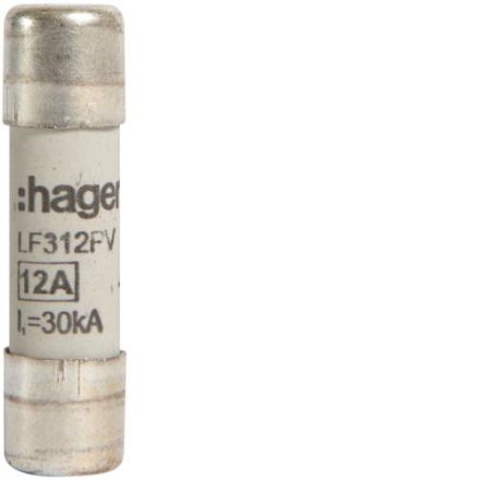 Hager LF312PV fuse for PV 10x38 mm 1000V DC 12A