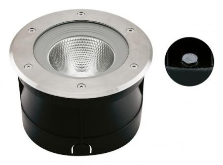 EVN PC67102402 stainless steel 24W 1465lm 3000K LED recessed floor spotlight LB20